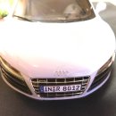 (가격할인) 1:18 / 교쇼 / AUDI R8 v10 Suzuka Grey (화이트) Dealer Version 판매합니다. 이미지