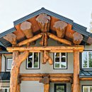 The Blue Ridge Handcrafted Post and Beam Log Cabin Home - Lake Country Log Homes - LCLH 이미지