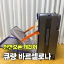 기내용캐리어 기준 딱 맞는 20인치 전면오픈 큐랑 캐리어 후기