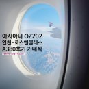 주문 민박 | 아시아나항공 인천-로스엔젤레스 OZ202 A380 후기 기내식 한식 쌈밥