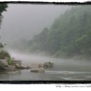 물안개피는 강가펜션 이미지