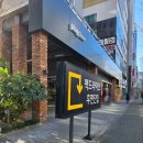 맥도날드 앞 버스정류장 이미지