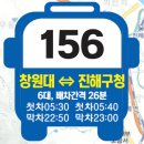 자은본동(자은포스코방면) | [ 간선 ] 156번 (진해구청 - 진해변전소 - 진해경찰서 - 성산구청 - 남산터미널 - 은아아파트 - 창원...