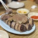 용인 중앙 시장 순대국 맛집 평원집 후기, 주차장 (막창 순대)