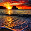노을바다 이미지