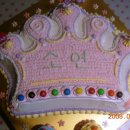 공주 왕관 케이크 이미지