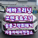 바이오크리닝 | 광주 자동차 에어컨청소 에바크리닝 쏘렌토&amp;모닝 에어컨악취 곰팡이 냄새제거