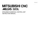 MITSUBISHI CNC MELDAS 320L CONTROL UNIT INSTRUCTION MANUAL (3/3) 이미지