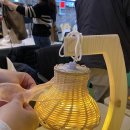 원데이클래스 강좌로 러블리 리본 라탄 거울 만들기 | 라탄공예-스텐드전등 만들기