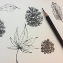 연필 드로잉 이미지