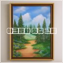 풍경을 담은 아크릴화 이미지