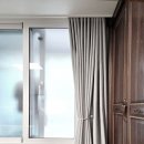 미주프라자 | 강서구 등촌 미주진로아파트 커튼 시공｜차르르 쉬폰과 암막커튼으로 완성한 거실·침실 분위기