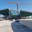 인천항 新국제여객터미널, 중요 구조물(골조) 완성 이미지
