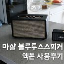 카페 같은 우리집 블루투스스피커, 마샬 액톤으로 종결