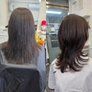 가장아름다운날(미용실) | 대전 동구 미용실/기르만한 지져분한 긴머리, 중단발허쉬컷 C컬펌으로 완벽해결한 용운동 미용실 추천
