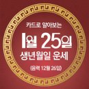 오늘의 운세 --- 2025년 1월 25일(음력 12월 26일) 甲午 토요일 이미지