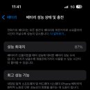 아이폰 14프로 배터리 성능 괜찮네 이미지