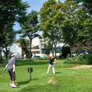 숲속의 잠실 종합운동장 라운딩모습과 까치울 숲속의 기타곡인 " 화장을 고치고 "을 들으면서~ 이미지