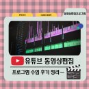 SBS동영상 | 유튜브 동영상편집 프로그램 수업 후기 정리