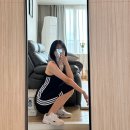 (주)미주 | 미주 아디다스 원피스 S M사이즈 비교 및 착샷, 건조기 후기까지