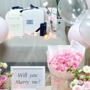 산월로 | 광주 전남 프로포즈 전문 &lt; 첨단꽃집 플로피아&gt; 나주 신혼집프로포즈 출장후기