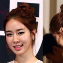 똥머리 이미지