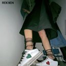 꼼데 가디건 착샷 S,M 사이즈 비교_블랙,카멜(+하트스니커즈 렉켄 REKKEN)