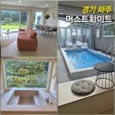 화이트풀빌 | 파주 독채 풀빌라 추천 자쿠지 실내수영장 펜션 머스트화이트