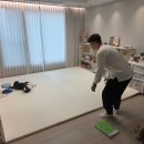 더품 | 인천 두산위브더센트럴 매트 시공 후기, 아이품매트 스노우 지우미 1300매트 설치했어요