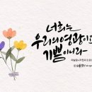 쓰는 기쁨 캘리그라피 이미지