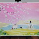 그림이 풍경이 되는 유화 이미지