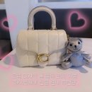 위드텍 | [COACH 코치] 코치 가방 | 화이트 데이 선물 추천 가방| 태비 탑 핸들 백 위드 퀼팅 화이트