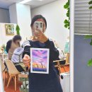 손쉽게 그리는 오일파스텔화 | 용인 수원 광교 뿌듯한 실내 이색 데이트코스 원데이클래스 후기