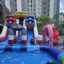 🏊포키즈체육교실🏊 대전 해모로아파트 대형 물놀이 행사 설치 후기 🚿🏖️