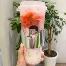 구로구청 디저트39 저칼로리 딸기라떼 후기