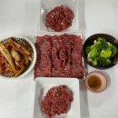가락 축산몰 강동축산: 육사시미(꾸리살) 육회(홍두깨살)