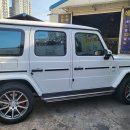 벤츠 G 63 amg 지바겐 휠 커스텀 블랙무광 도색. 이미지