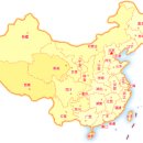 중국지도와 한반도지도... 이미지