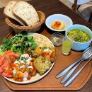 중랑교사거리에서 중랑교 방향 우측 | 전주 효자동 신시가지 지중해식 브런치 맛집 후기(주차, 예약, 웨이팅), 올리빈