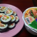 라면과김밥 이미지
