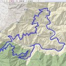 가평 명지산 - 오뚜기령- 논남기 계곡 - 숭덕고개 - 화악산 도로 이미지