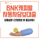 개인화물571 | BNK캐피탈 자동차담보대출 상품설명(신청방법 및 필요서류)