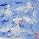 나이프로 그려보는 백드롭페인팅 이미지