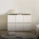 로아맘마 | 로아 수납장 1200 2단 화이트 다용도 거실 맘마존 상판형 살펴보기