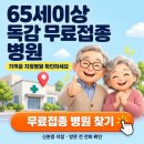 65세이상 독감 무료접종 병원(무료독감 접종 병원) 이미지