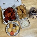 목포 옥암 BBQ치킨 황금올리브 양념 반반과 치즈볼 맛 후기