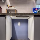 스톤오븐 | 영종 엔지니어드스톤 타공 및 빌트인 오븐장 리폼, 인덕션 &amp; 광파오븐 설치 후기 (인천/서울/경기)