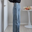 캠퍼스청바지 | [Review] 데일리 스트레이트 청바지 추천 오브유이(AUBE UE) 모먼트 데님 팬츠 중청 후기