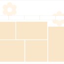 베이지 꽃 이미지