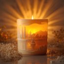 노을빛 풍경 이미지